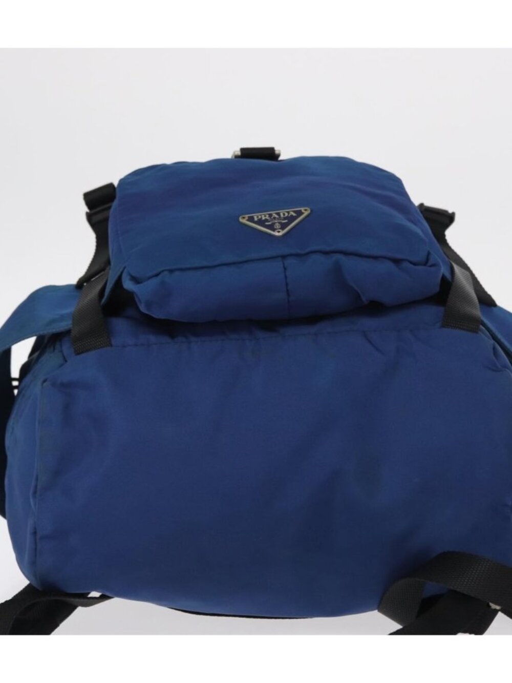 PRADA Backpack Nylon Blue Silver - Picture 5 of 16